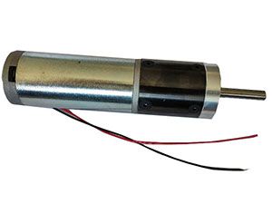 Brushed DC motor for gear shift control