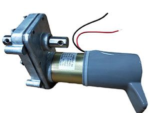 Electric motor for vehicle leveling and extension systems