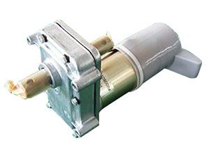 Electric motor for vehicle leveling and extension systems