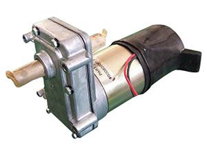 Electric motor for vehicle leveling and extension systems